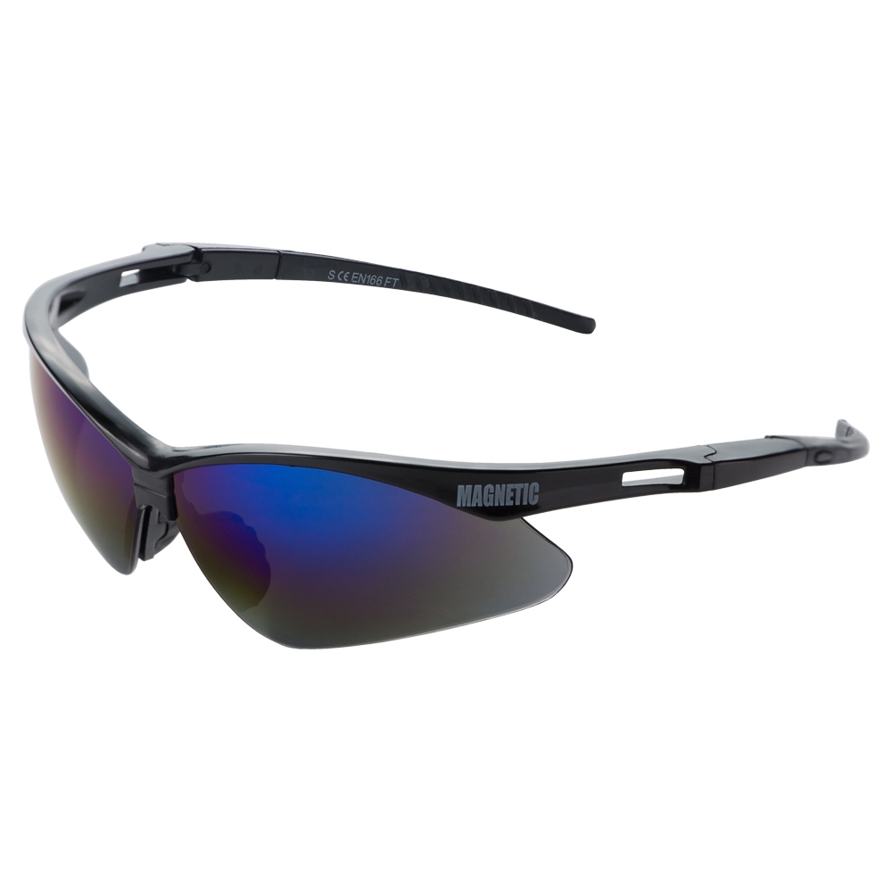 Окуляри захисні Sigma Magnetic (синє дзеркало) Окуляри захисні Sigma Magnetic (синє дзеркало)