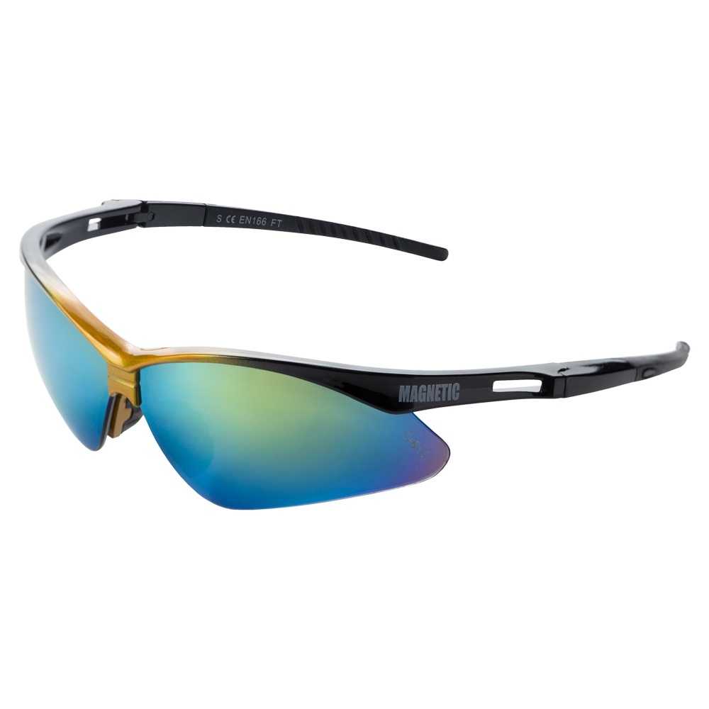 Окуляри захисні Sigma Magnetic (золоте дзеркало)