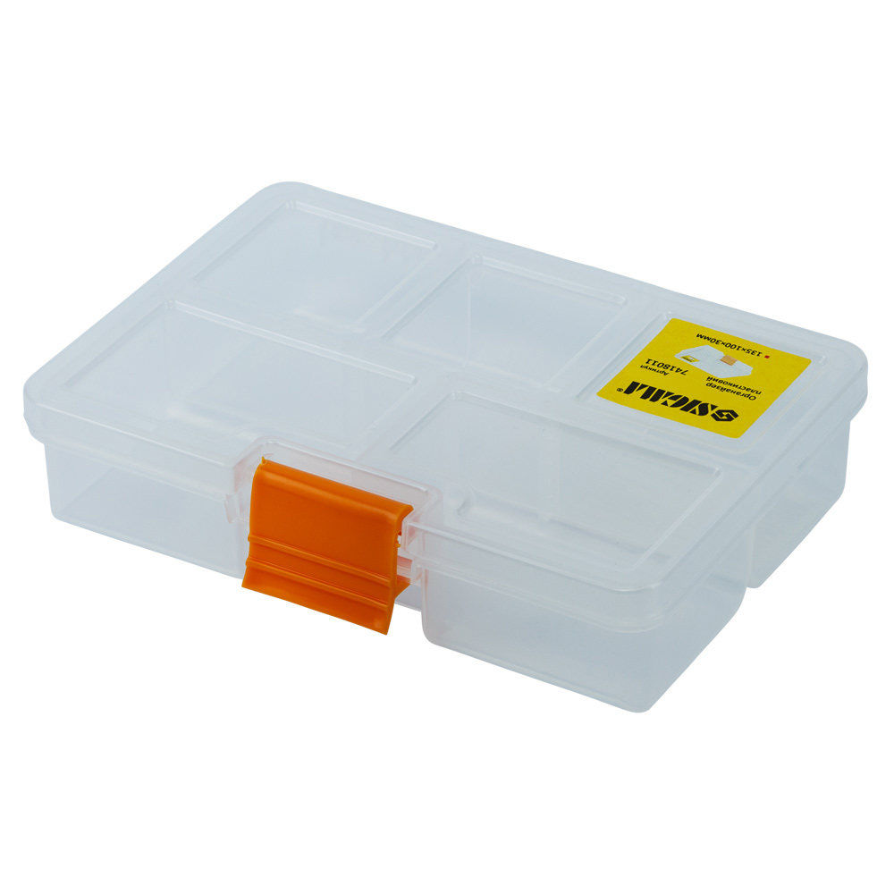 Органайзер Sigma пластиковий (прозорий) 135 x 100 x 30 мм