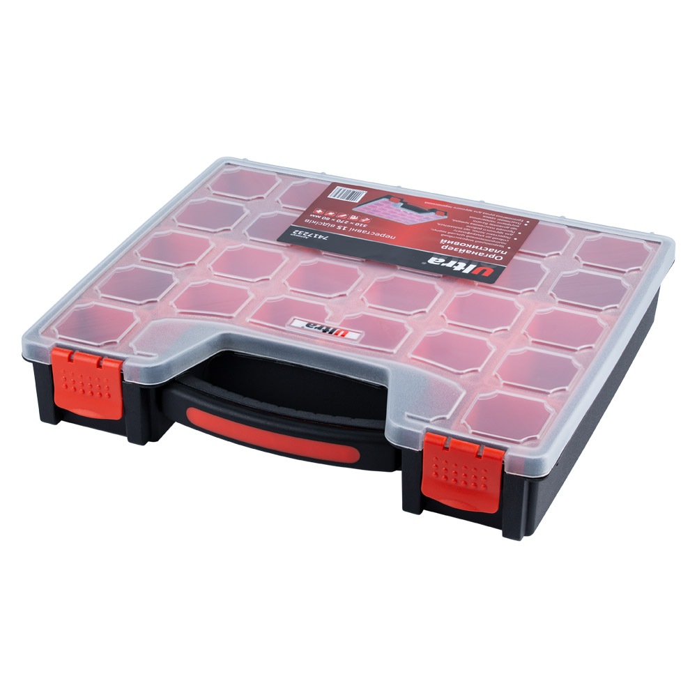 Органайзер Ultra пластиковий переставні 15 відсіків 310 x 270 x 60 мм