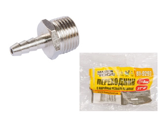 Переходник Mastertool с внешней резьбой 1/2" - шланг 81-9297