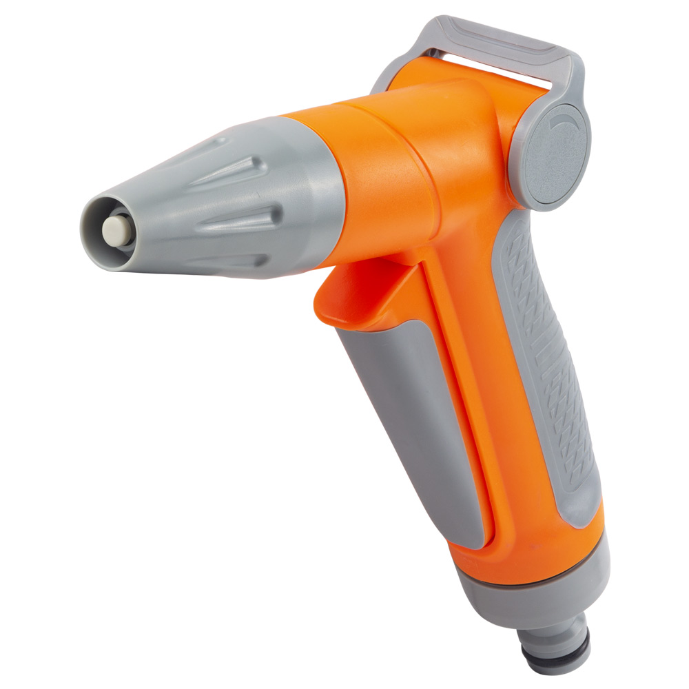 Пістолет-розпилювач Flora 2-х режимний (ABS + TPR) помаранчевий Пістолет-розпилювач Flora 2-х режимний (ABS + TPR) помаранчевий