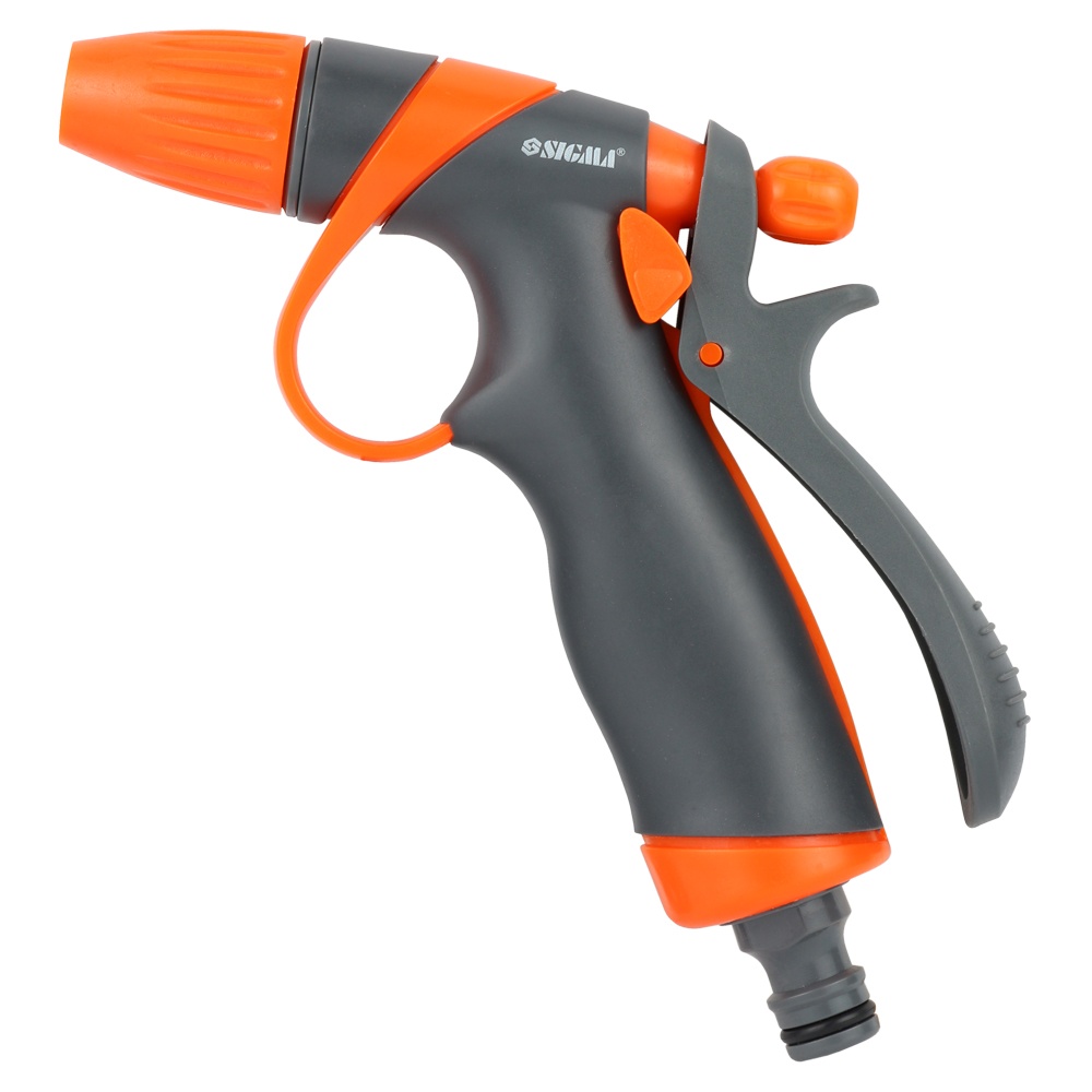 Пістолет розпилювач Flora 2-х режимний (ABS + TPR) сірий Пістолет розпилювач Flora 2-х режимний (ABS + TPR) сірий