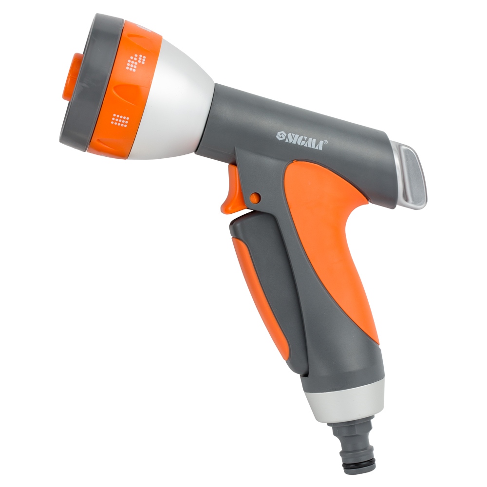 Пістолет-розпилювач Flora 7-ми режимний (ABS + AL + TPR) Пістолет-розпилювач Flora 7-ми режимний (ABS + AL + TPR)