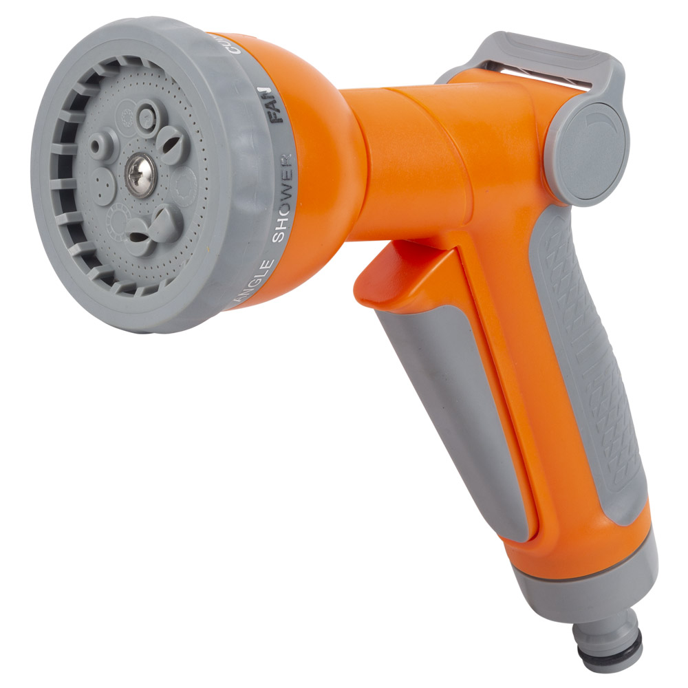 Пістолет-розпилювач Flora 9-ти режимний (ABS + TPR)