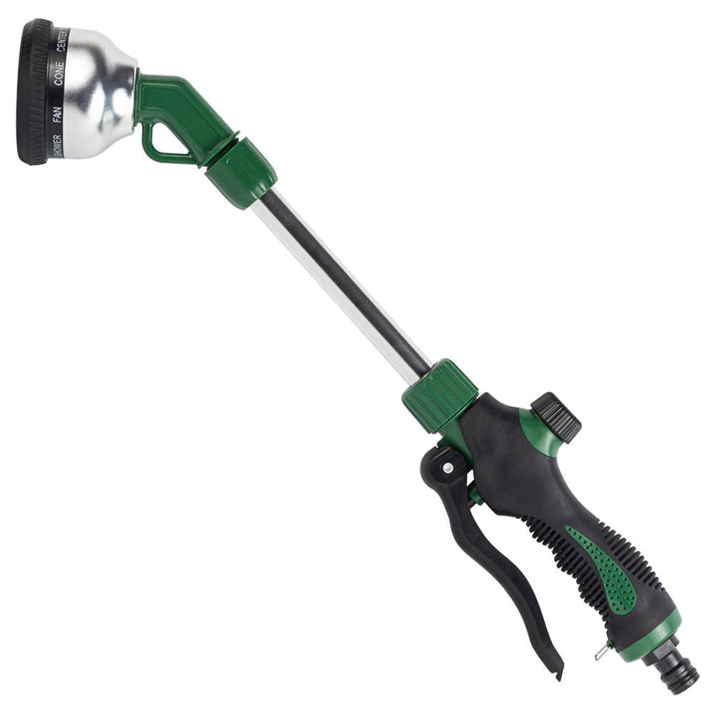 Пистолет-распылитель Grad 10-ти режимный с удлинителем 400 мм (металлический)