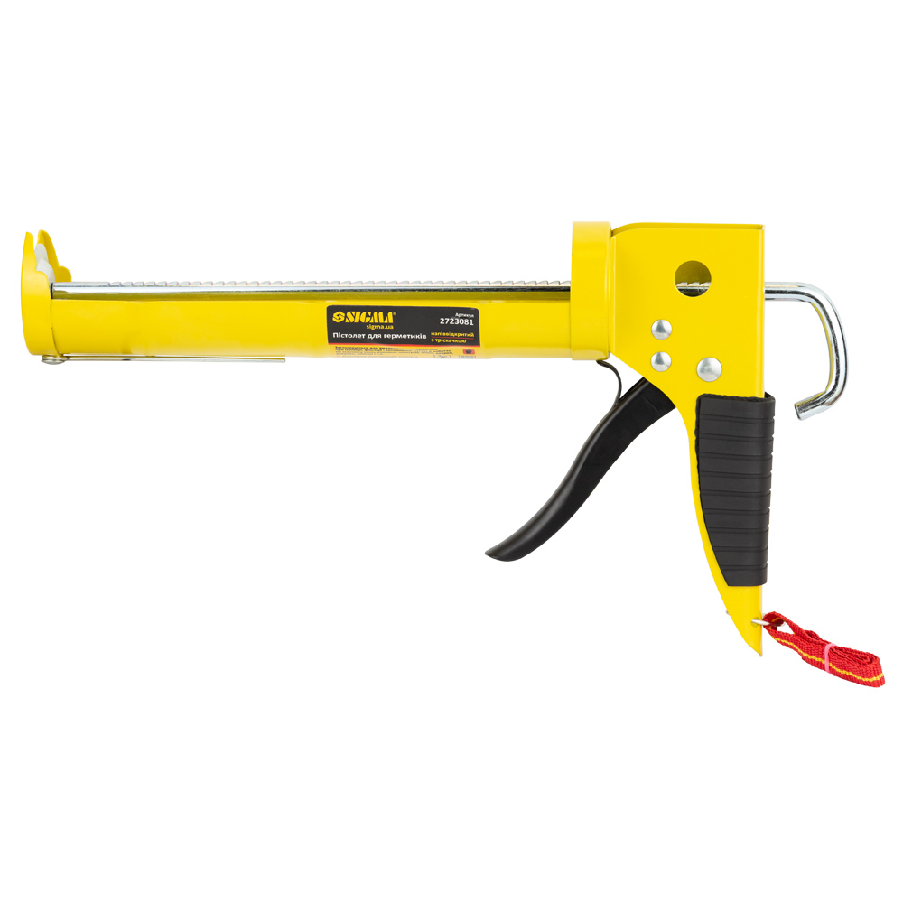 Пістолет Sigma для герметиків напівзакритий 225 мм Пістолет Sigma для герметиків напівзакритий 225 мм