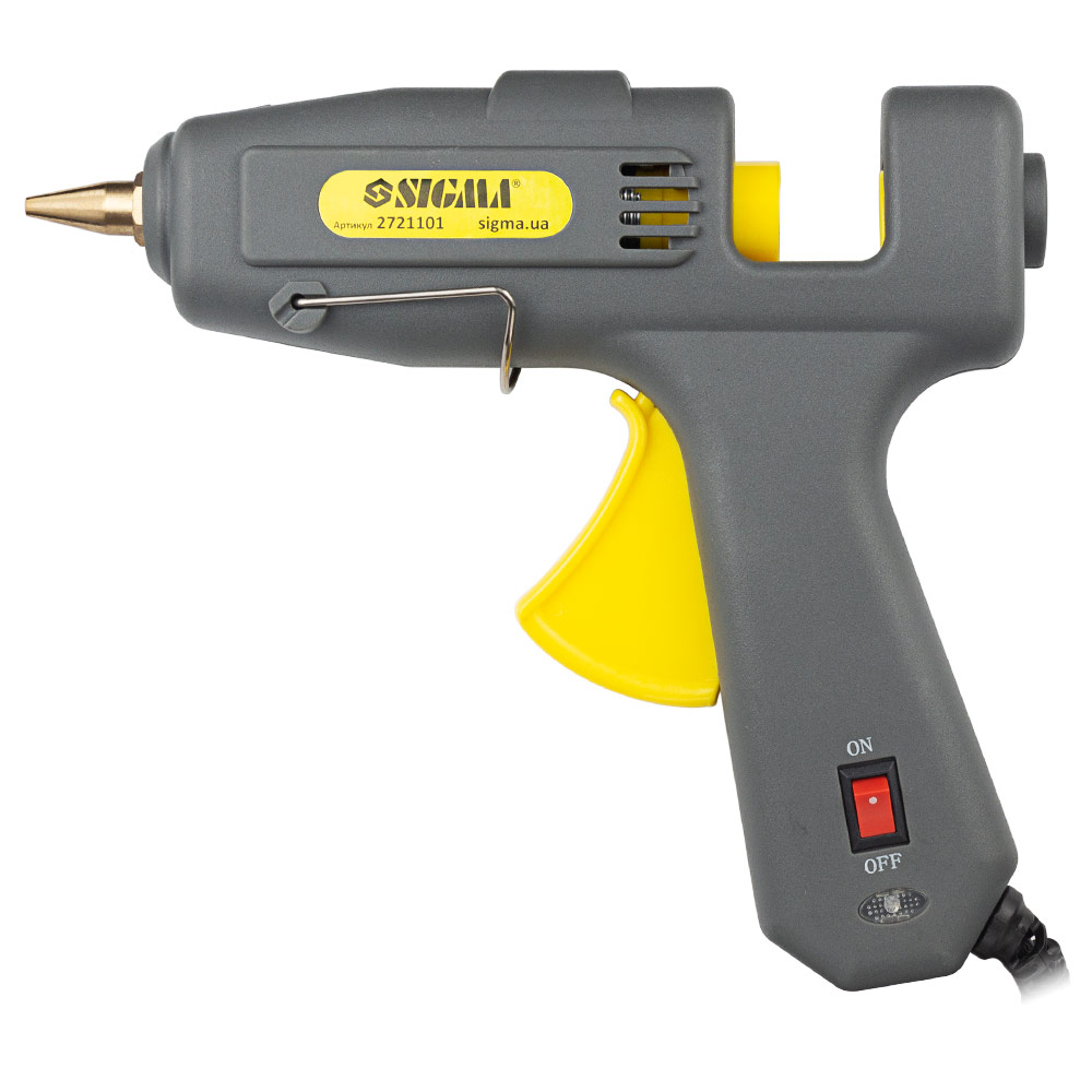 Пістолет термоклейовий Sigma з вимикачем Ø11.2 мм 100(150) Вт