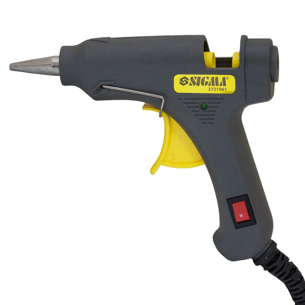 Пістолет термоклейовий Sigma з вимикачем Ø8 мм 20 Вт