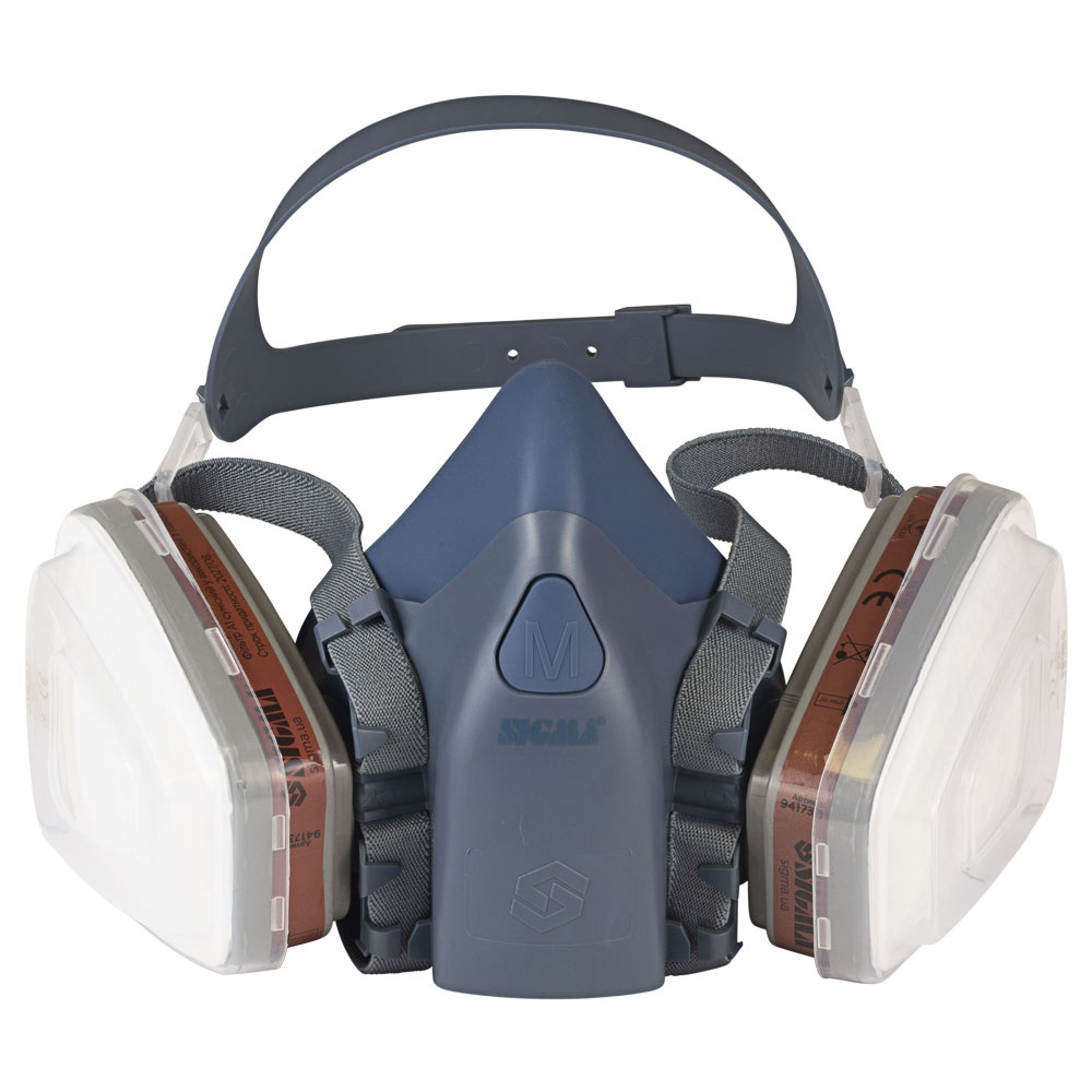 Півмаска Sigma Air Shield з фільтрами А1