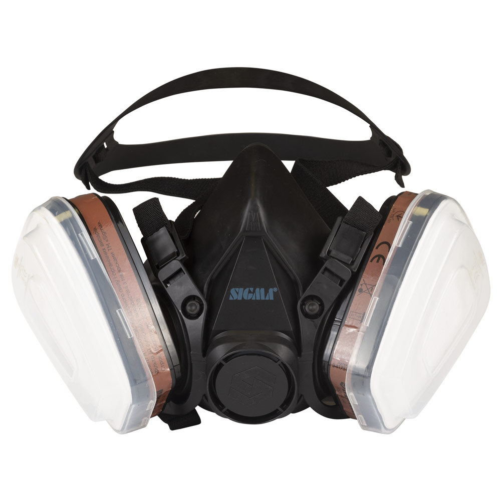 Півмаска Sigma Defender Eco з фільтрами А1