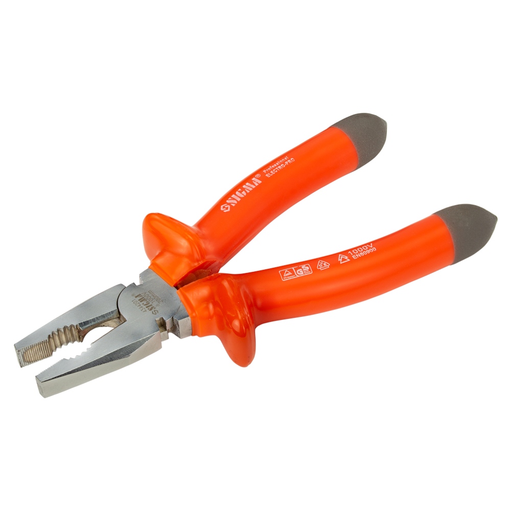 Плоскогубці Sigma 1000В діелектричні 200 мм Плоскогубці Sigma 1000В діелектричні 200 мм