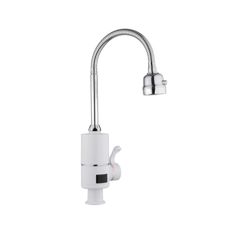 Проточный кран-водонагреватель для кухни на три режима Lidz Warm 062 White/Chrome (LDWAR062WCR49099)