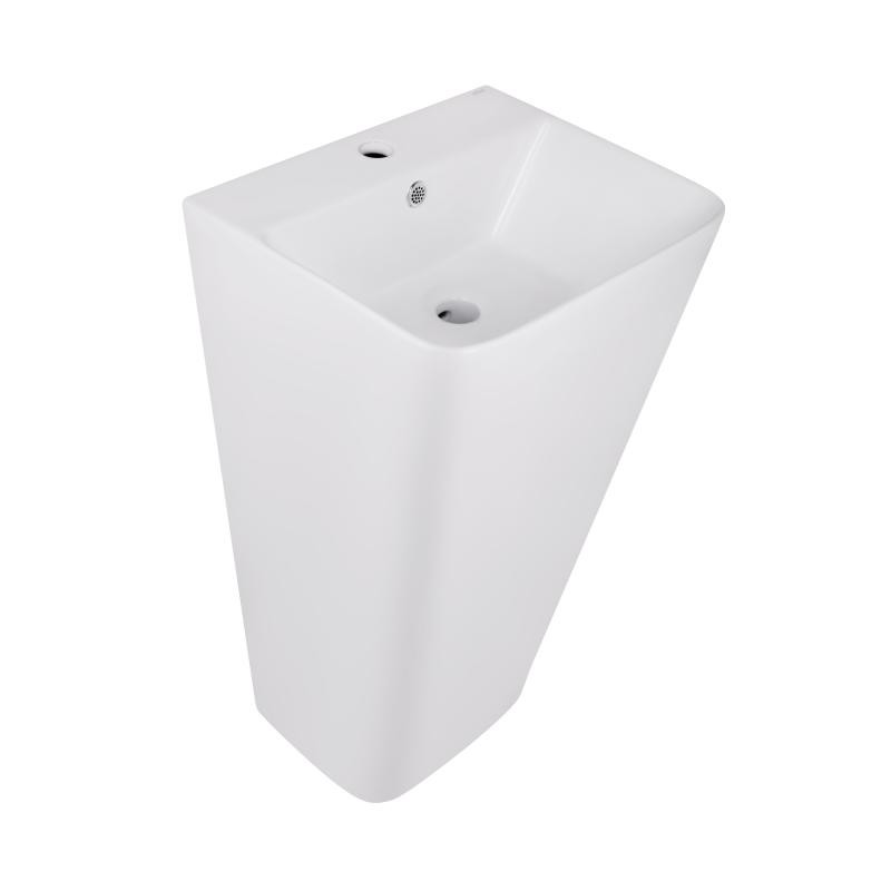Раковина для підлоги моноблок Qtap Tern 440х380х830mm White (QT1711G302WN)