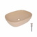 Раковина накладна Qtap Aquarius 470 x 380 x 120 мм, Beige, прямокутна, з донним клапаном (QTAQA188SB49781)
