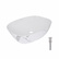 Раковина накладна Qtap Cardinal 500 x 380 x 140 мм, Marble, прямокутна, з донним клапаном (QTCAR188MR49826)