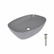 Раковина накладна Qtap Cardinal 500 x 380 x 140 мм, Stone grey, прямокутна, з донним клапаном (QTCAR188SG49824)