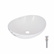 Раковина накладная Qtap Dove 415 x 340 x 140 мм, Marble, овальная, с донным клапаном (QTDOV188SB49785)