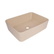 Раковина накладна, прямокутна, з донним клапаном Qtap Tern 480 x 370 x 135 мм, Beige (QT17116069SB)