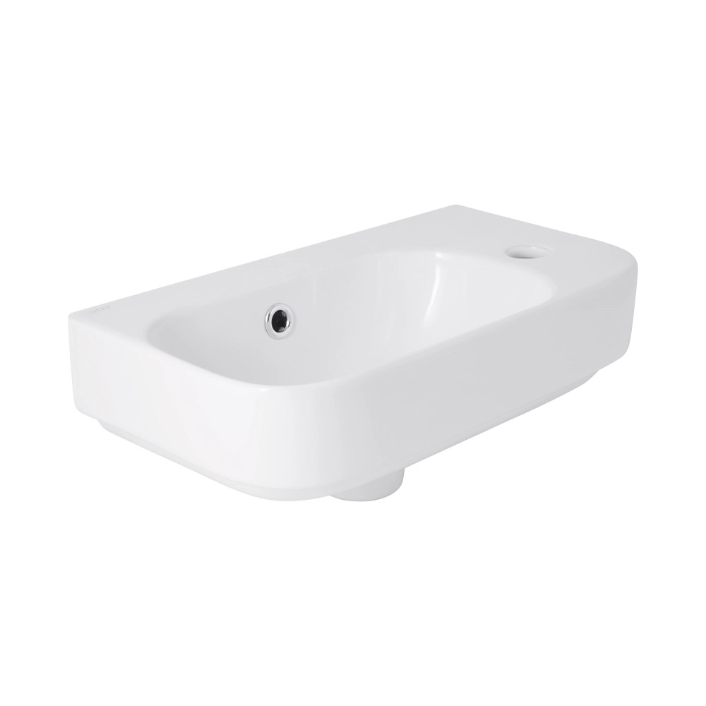Раковина Qtap Tern права 450х250х158 White (QT1711H02RW)