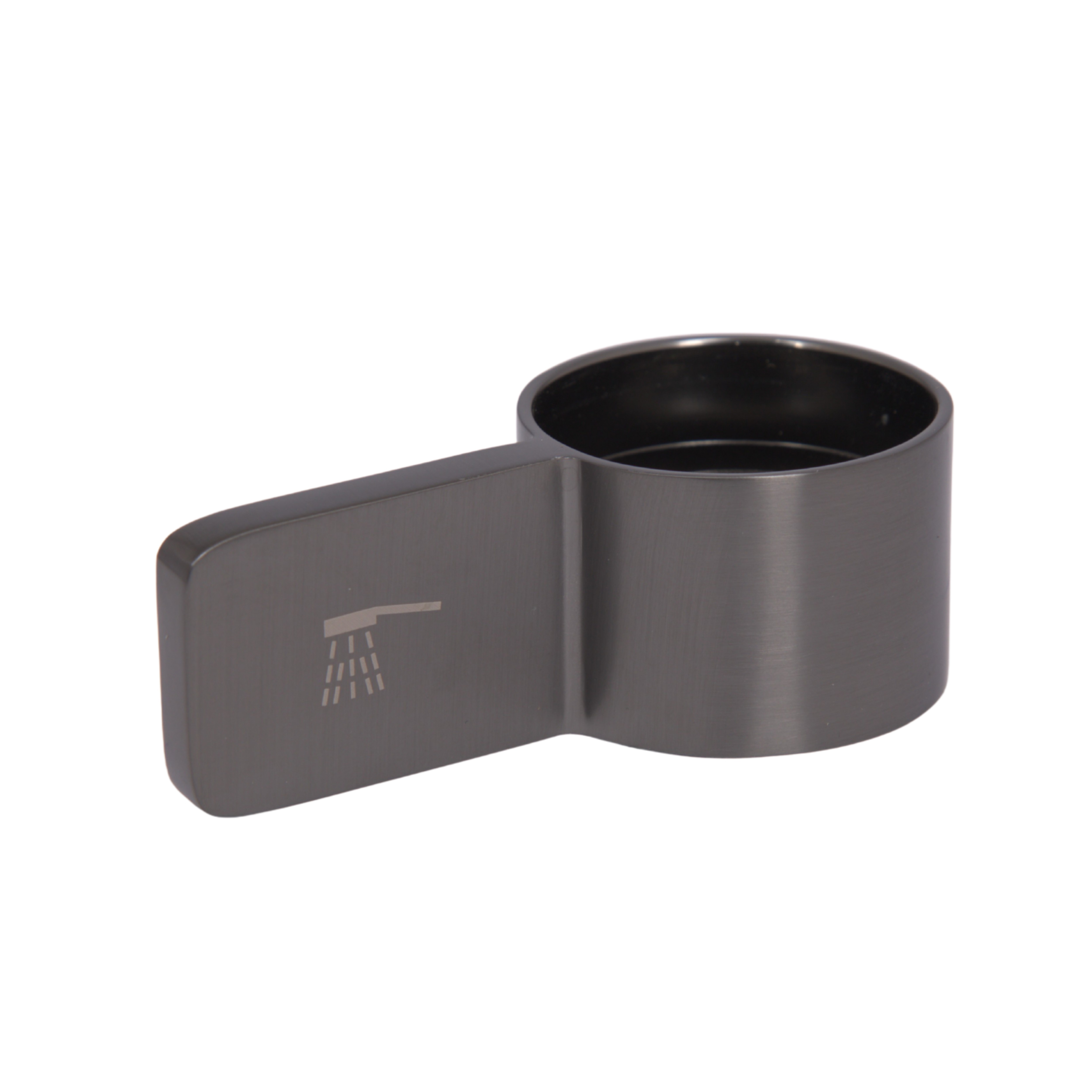 Ручка переключения режимов для душевой системы Qtap Vlasta New Gunmetal Black PVD (70 х 23,7 х 35) (QTVLA7023735GMB49641)
