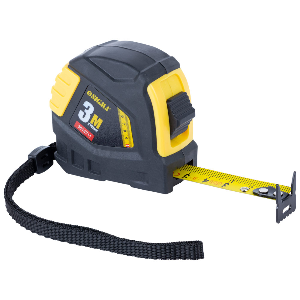 Рулетка Sigma обгумована 3 м х 16 мм