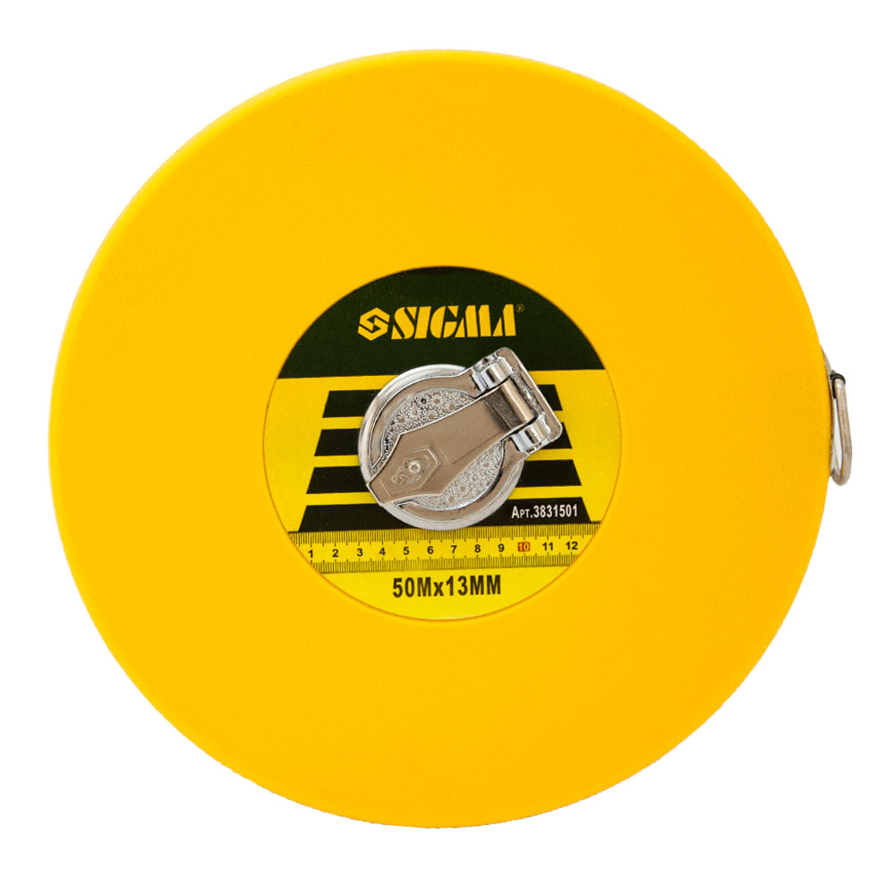 Рулетка Sigma скловолокно 50 м х 13 мм
