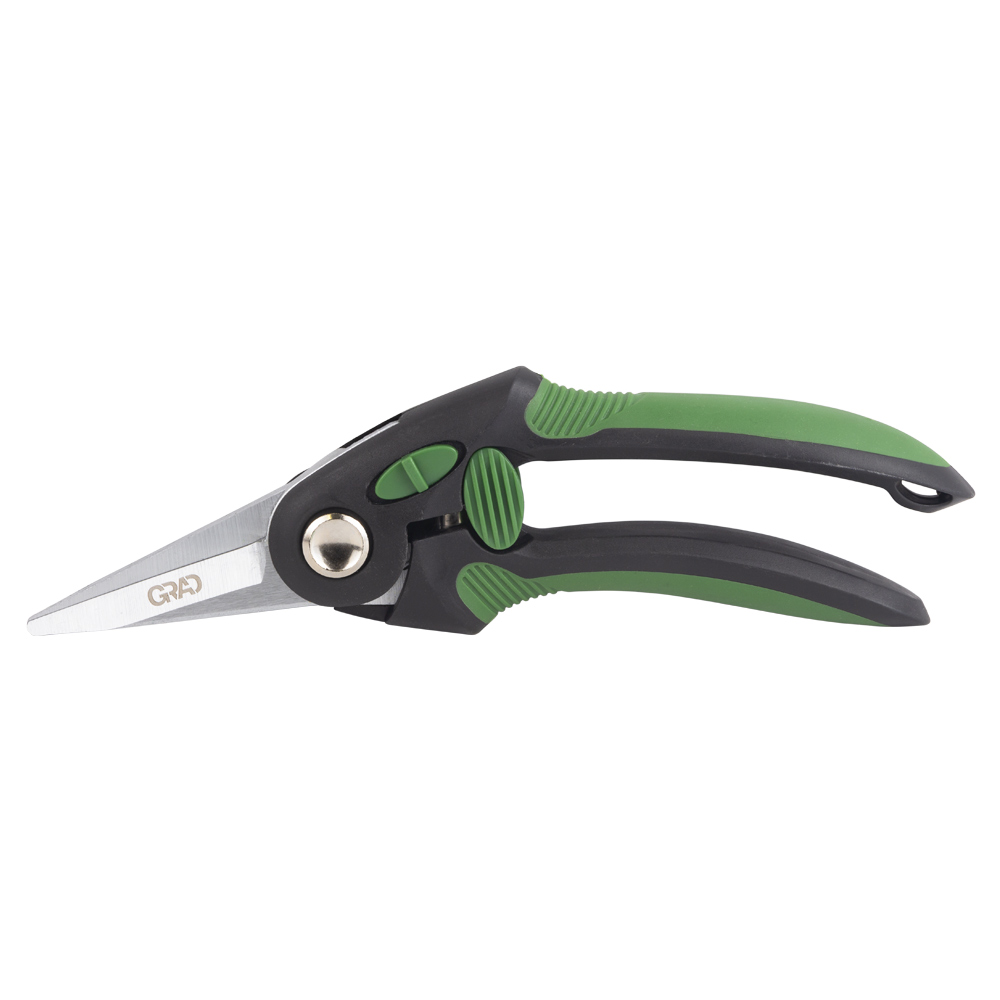 Секатор Grad для квітів 225 мм регулятор розкриття Секатор Grad для квітів 225 мм регулятор розкриття
