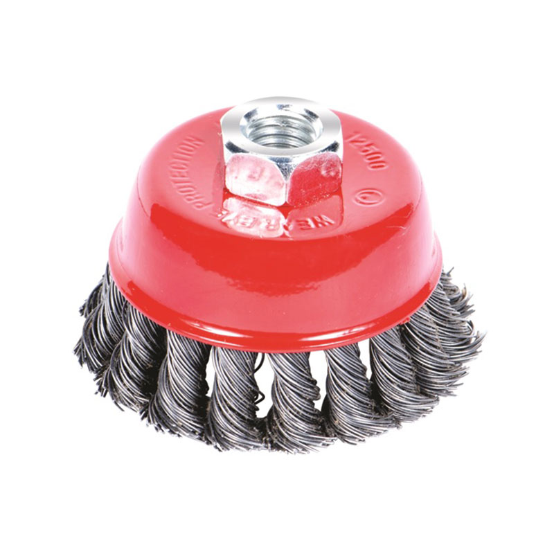 Щітка дротяна Sigma чашоподібна Ø85 мм М14 х 2 мм (сталева кручена) Щітка дротяна Sigma чашоподібна Ø85 мм М14 х 2 мм (сталева кручена)