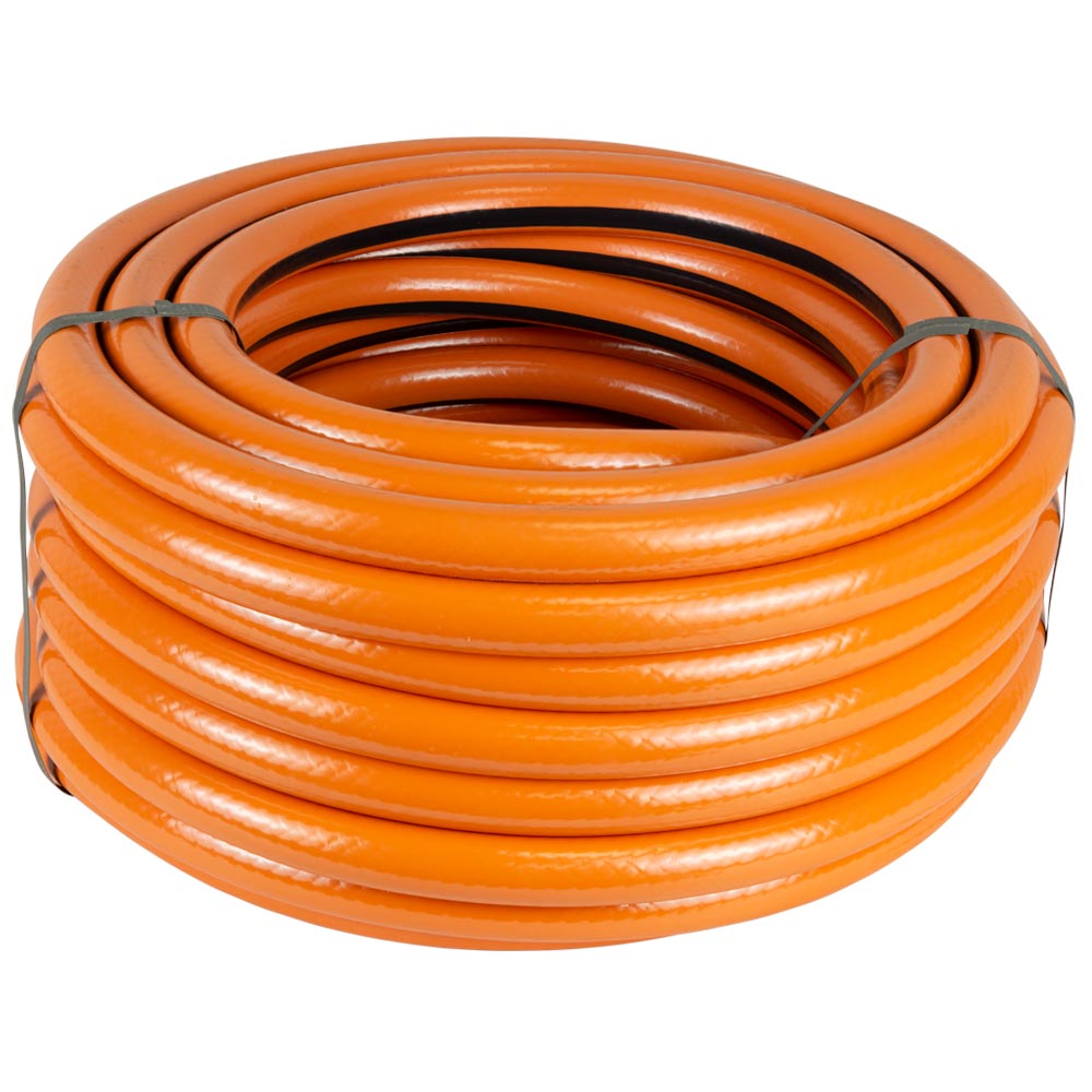 Шланг для поливу Flora Янтар 3 шари армований 3/4" 20 м Шланг для поливу Flora Янтар 3 шари армований 3/4" 20 м