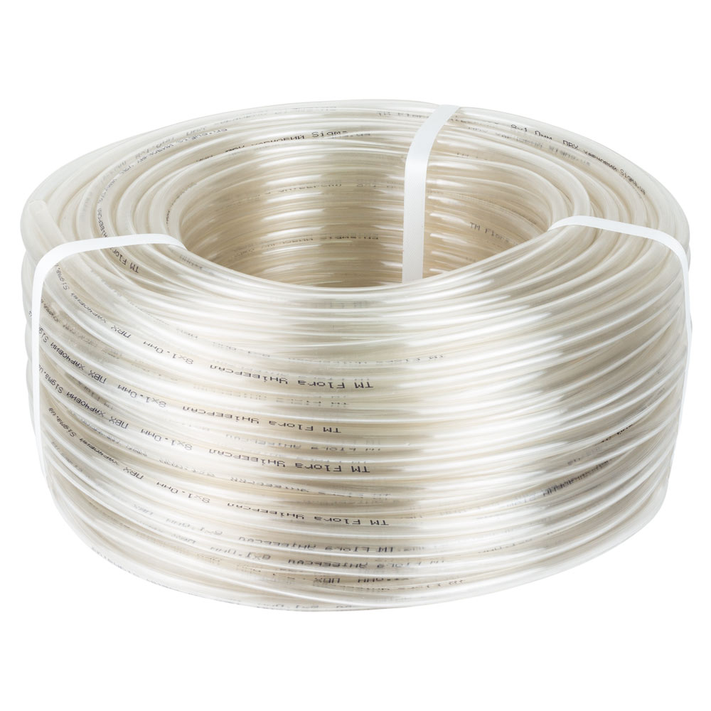 Шланг Flora універсал прозорий 8 x 1.0 мм 100 м