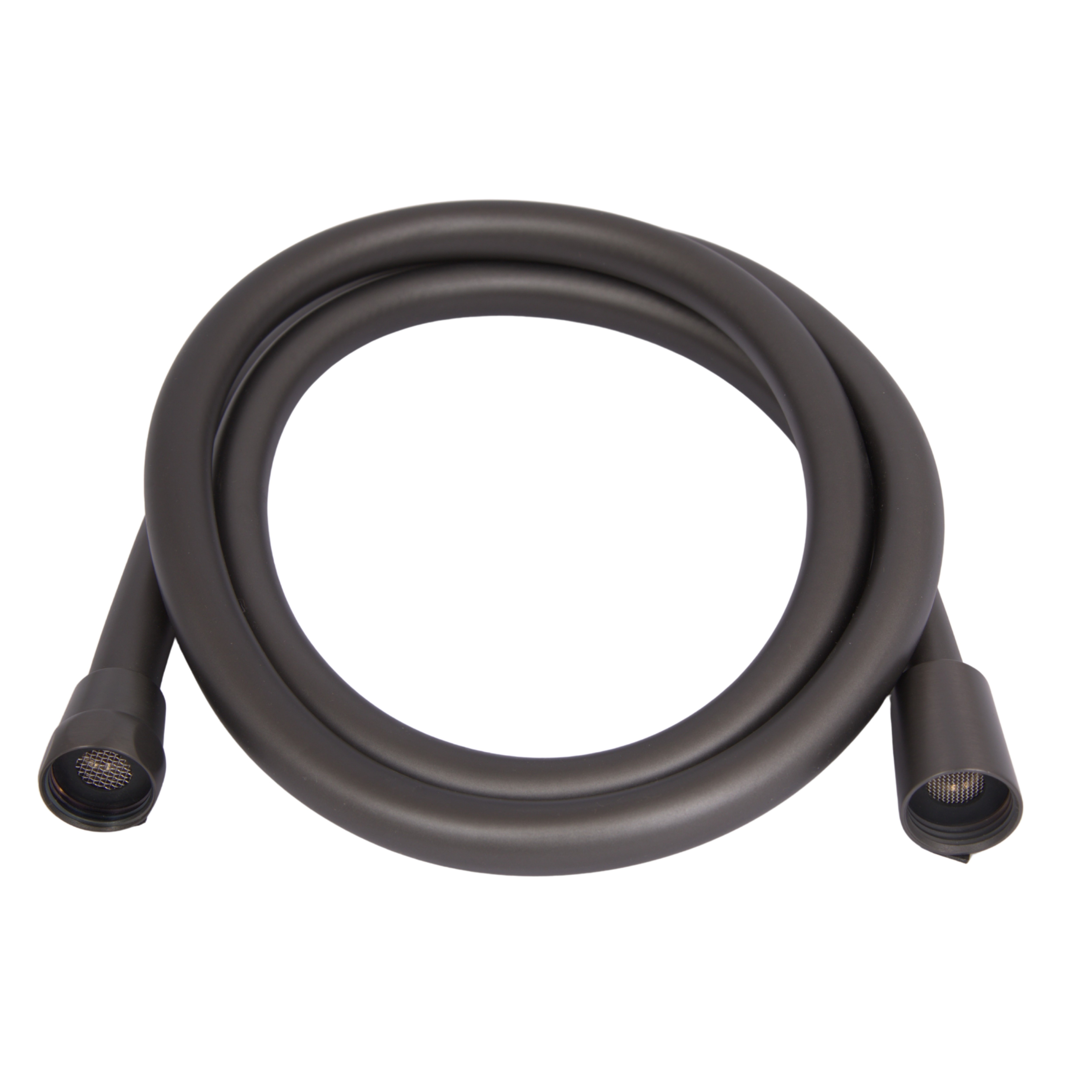 Шланг для ручного душа Qtap Vlasta New Gunmetal Black (1500 х 24 х 24) для смесителя для ванны и душевой системы (QTVLA15002424GMB49654)