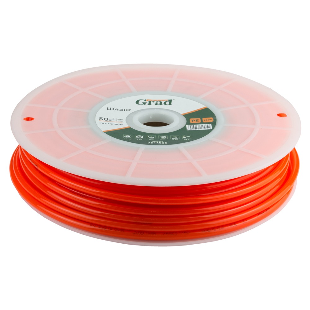 Шланг Grad в бухте полиэтиленовый (PE) 50 м 5.5 х 8 мм