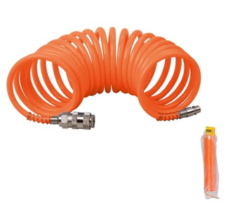 Шланг пневматический спиральный Mastertool PE 15 атм 81-8496