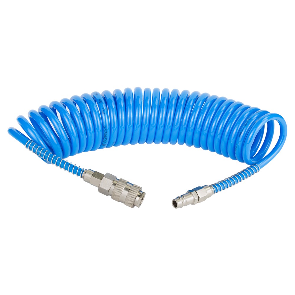 Шланг Sigma Refine спиральный полиуретановый (PU) 15 м 5.5 х 8 мм