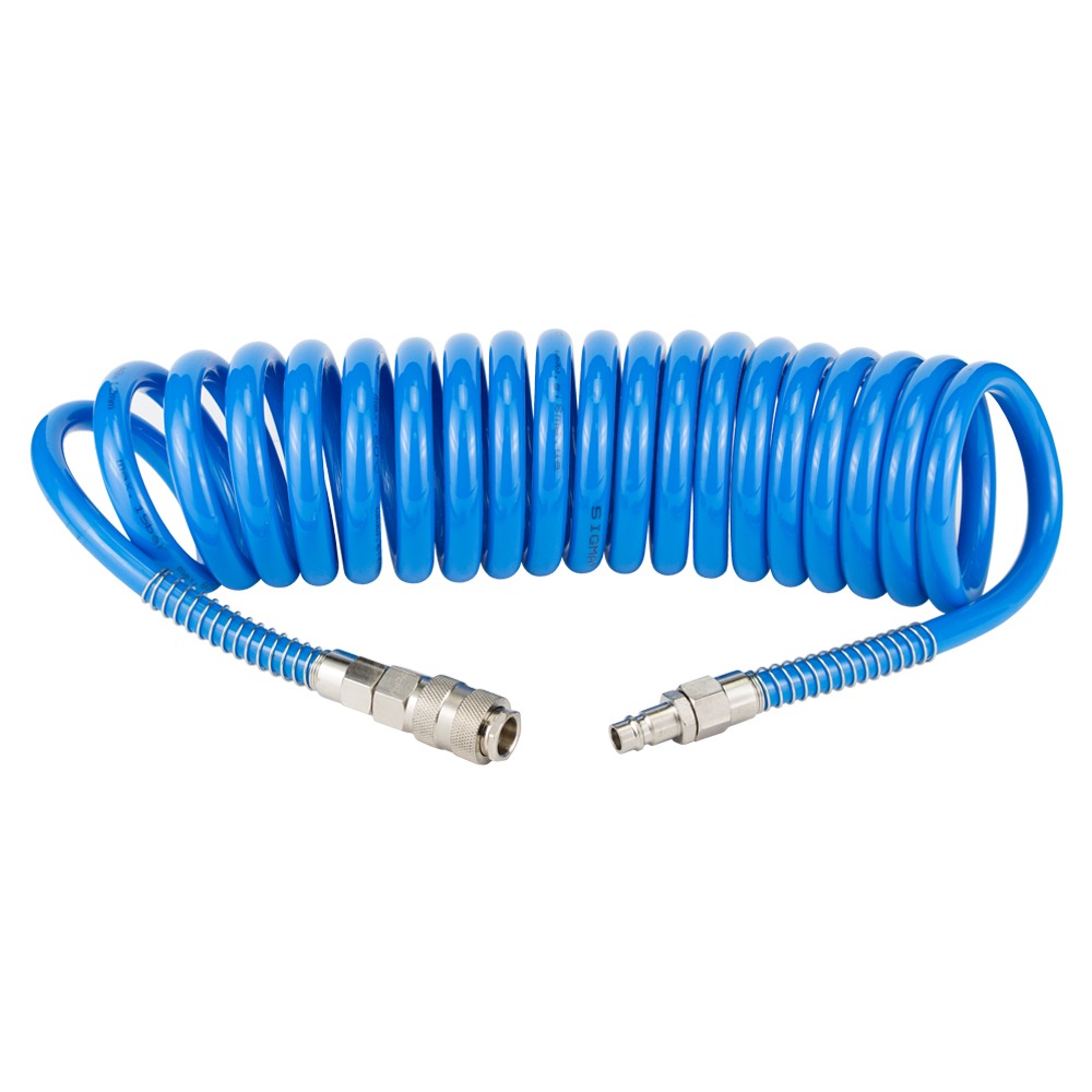 Шланг Sigma спиральный полиуретановый (PU) 5 м 8 х 12 мм