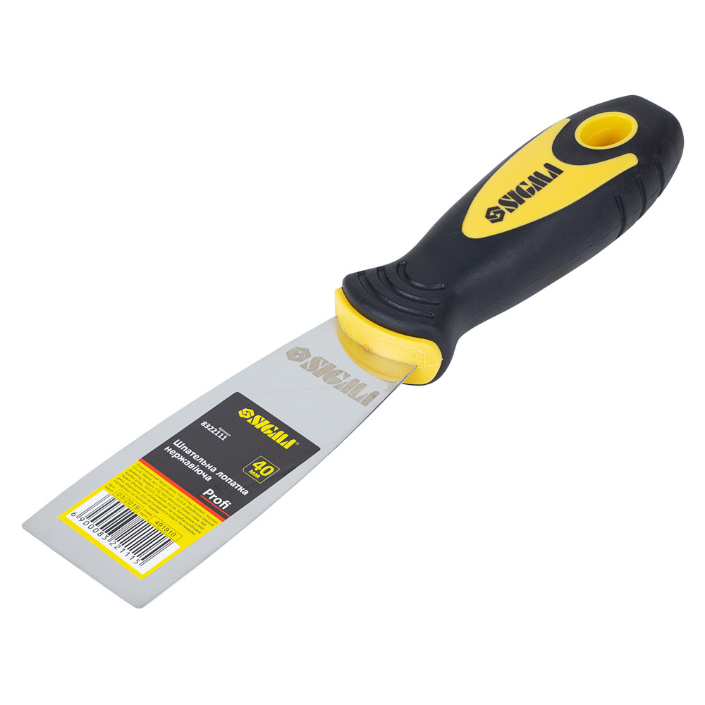 Шпательная лопатка Sigma нержавеющая Profi 40 мм