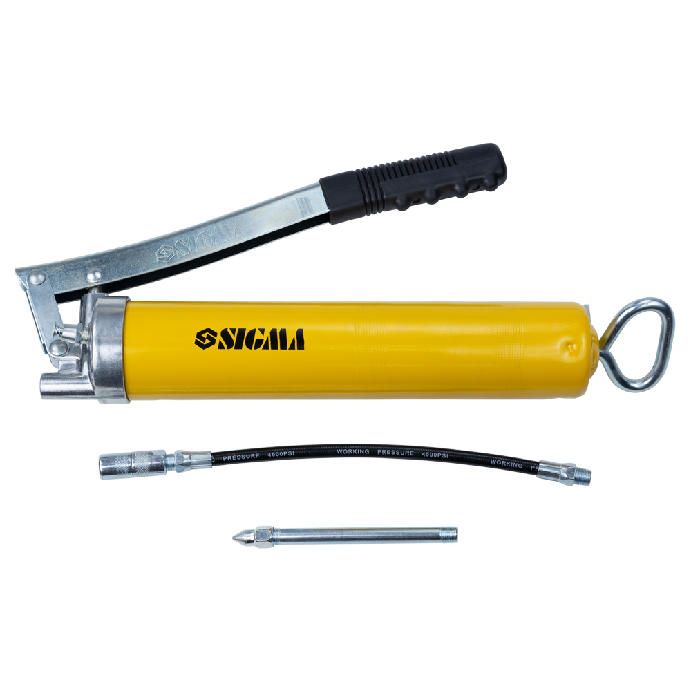 Шприц-масленка Sigma рычажно-плунжерный 500 мл с гибким шлангом