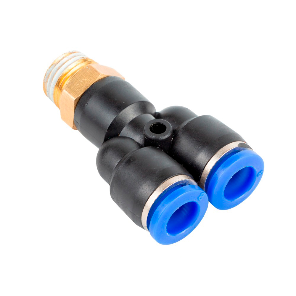 Штуцер цанговый Sigma (Y-образный) Ø12 мм МТ 1/4"