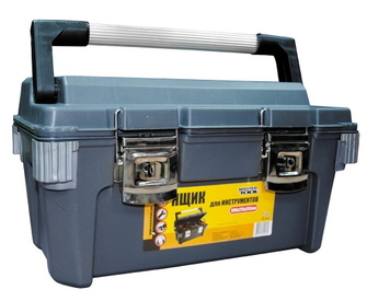 Ящик для инструментов Mastertool ABS пластик с металлическими замками 20" 79-2099
