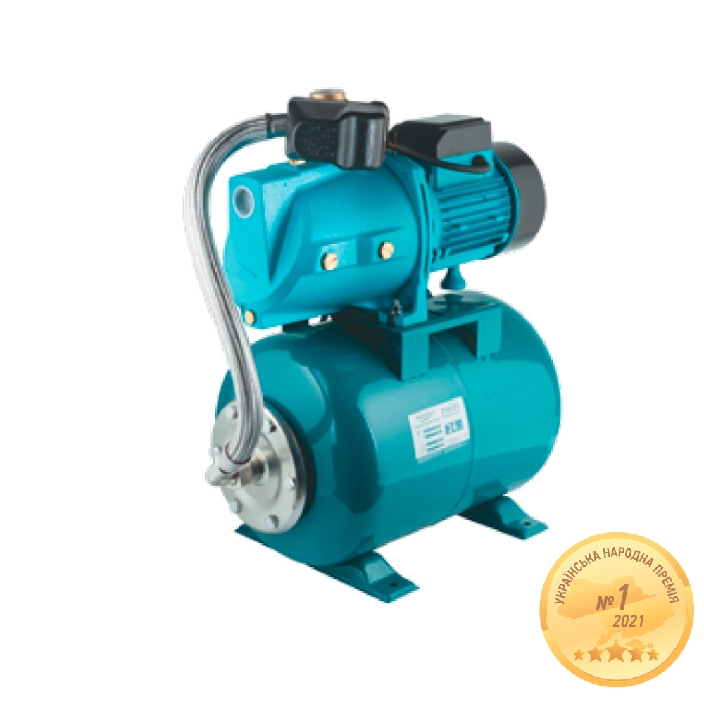 Станція Aquatica 1.1кВт Hmax 48м Qmax 85л/хв (самовсмоктуючий насос) 24л Україна Станція Aquatica 1.1кВт Hmax 48м Qmax 85л/хв (самовсмоктуючий насос) 24л Україна