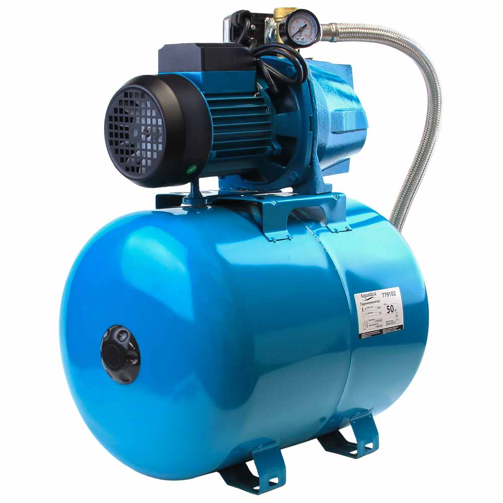 Станція Aguatica 1.1кВт Hmax 48 м Qmax 85л/хв (самовсмоктуючий насос) 50 л Україна