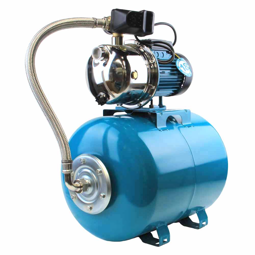 Станция Aguatica 1.1кВт Hmax 50 м Qmax 60л/мин (самовсасывающий насос нерж) 50 л Украина