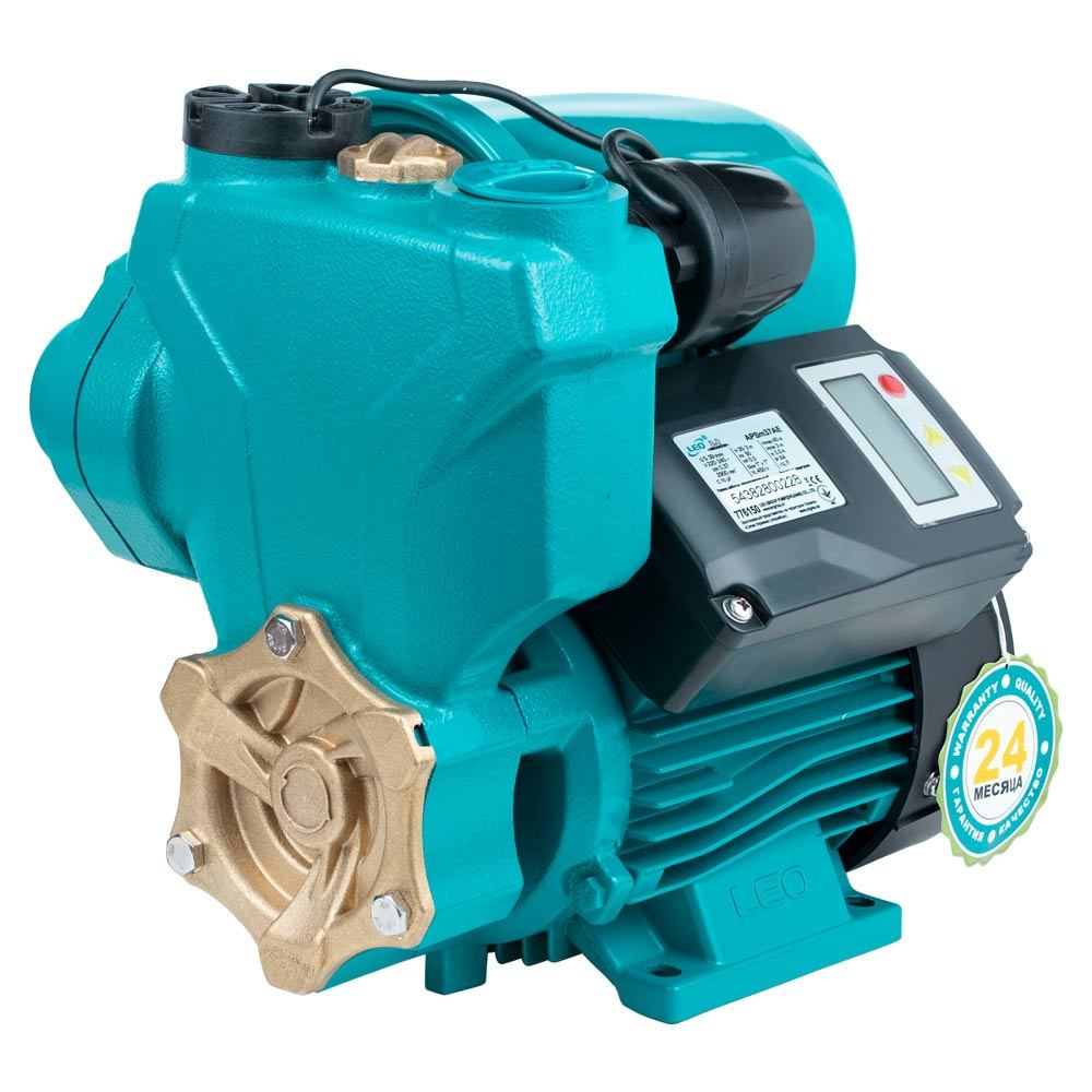 Станція Leo 0.37кВт Hmax 40 м Qmax 39л/хв (вихровий насос) 1 л + рег тиску 3.0