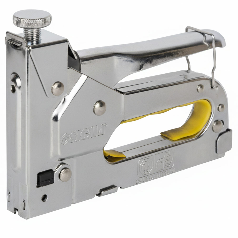 Степлер Sigma з регулятором для скоб 4 в 1 (хром)