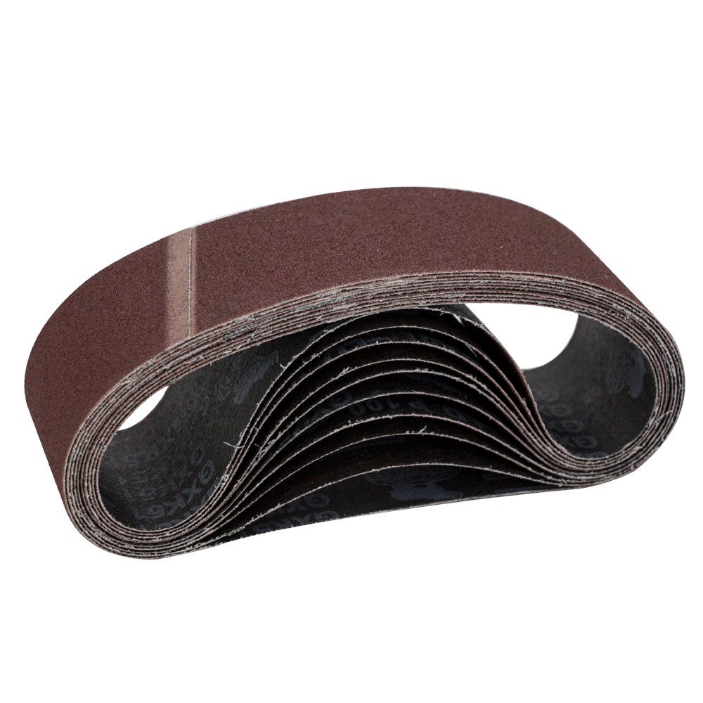 Стрічка шліфувальна Sigma нескінченна 75 x 533 мм P100 (10шт)