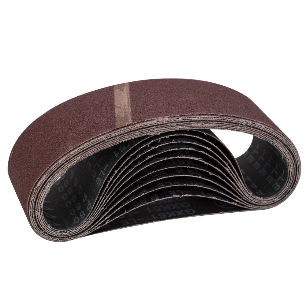 Стрічка шліфувальна Sigma нескінченна 75 x 533 мм P80 (10шт)