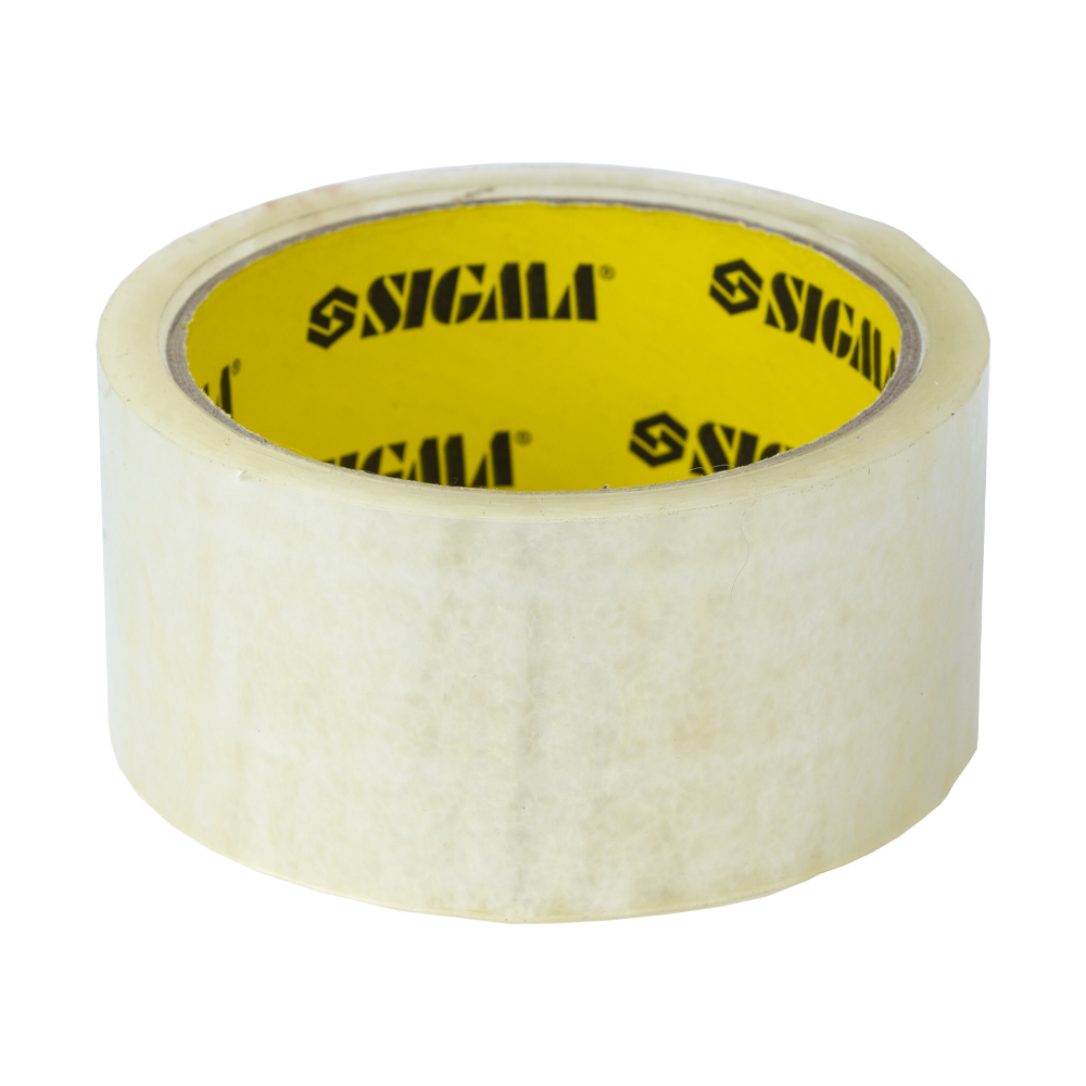 Стрічка Sigma клейка прозора 45 мм x 50 м 42 мкм