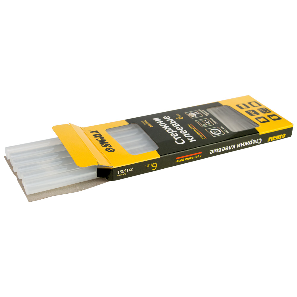 Стрижні клейові Sigma Ø11.2 x 200 мм 6 шт (запах троянди) Стрижні клейові Sigma Ø11.2 x 200 мм 6 шт (запах троянди)