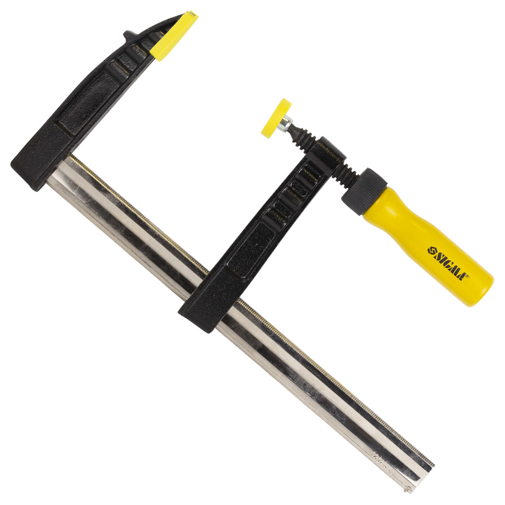 Струбцина столярна Sigma тип F 300 х 120 мм DIN 5117 Струбцина столярна Sigma тип F 300 х 120 мм DIN 5117